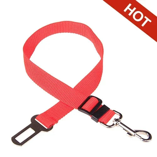 Adjustable Safety Harness Lead Clip Pet Car Seat Belt
