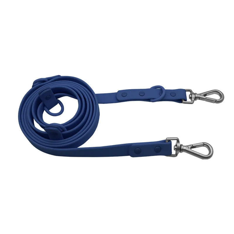 Heavy-Duty PVC Double-Headed Multifunctional Dog Leash