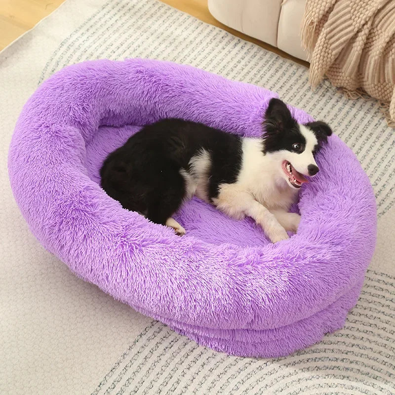 Ultra Soft, Washable Donut Cuddler Pet Bed