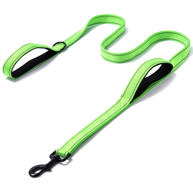Outdoor Training Heavy Duty Dual Handle Dog Leash