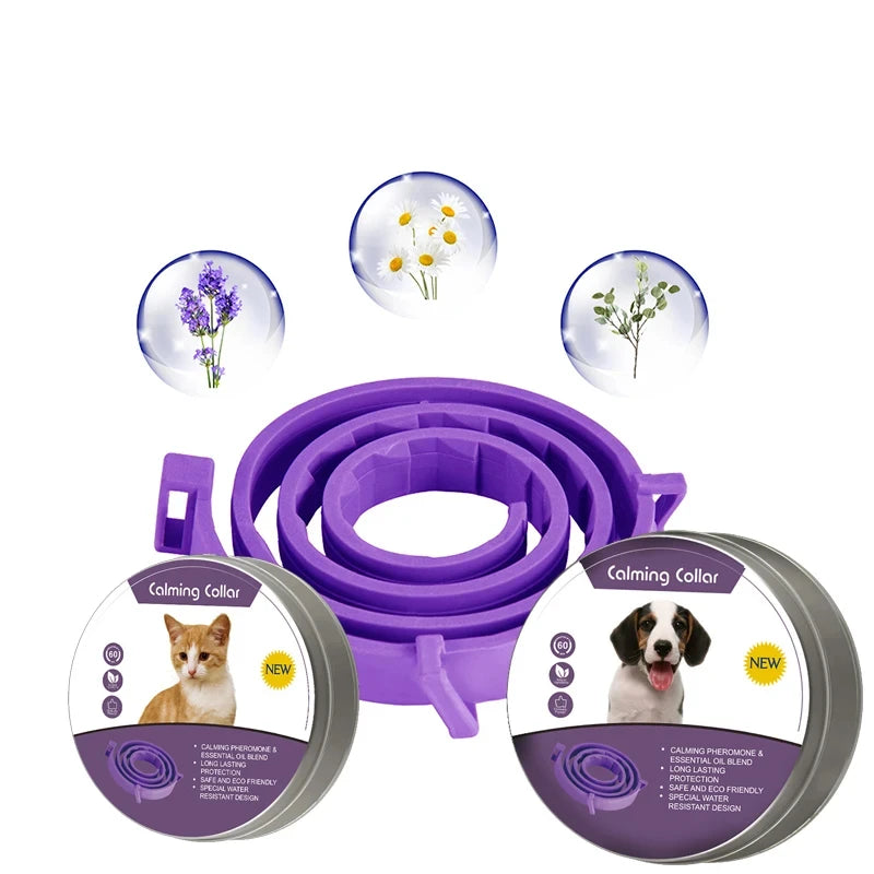 Pheromone-Infused Anxiety Relief Stress Calming Collar