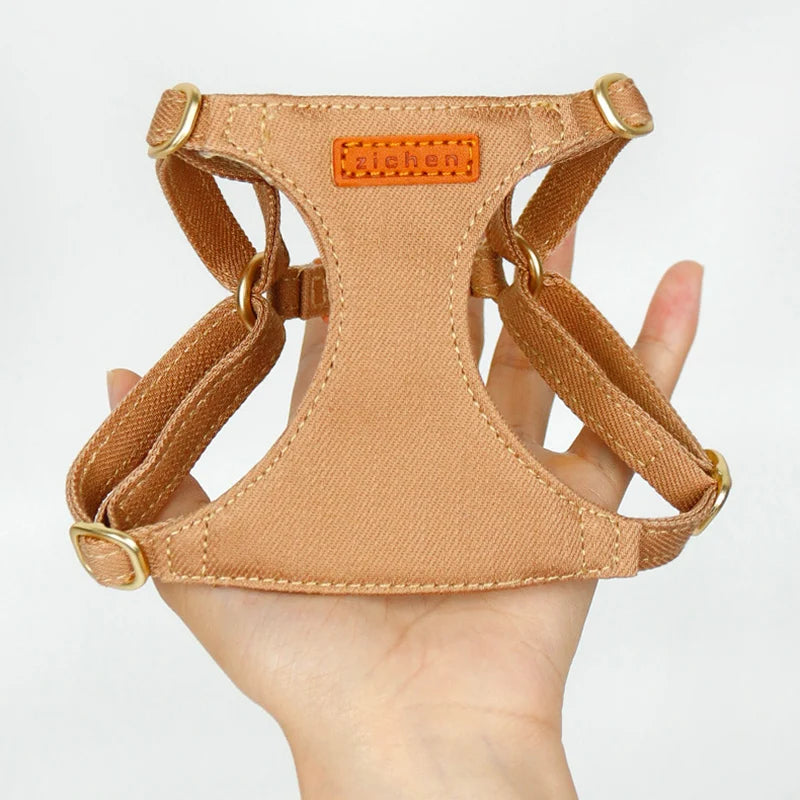 No-Pull XXS Puppy Harness Soft, Adjustable & Escape-Proof with Leash