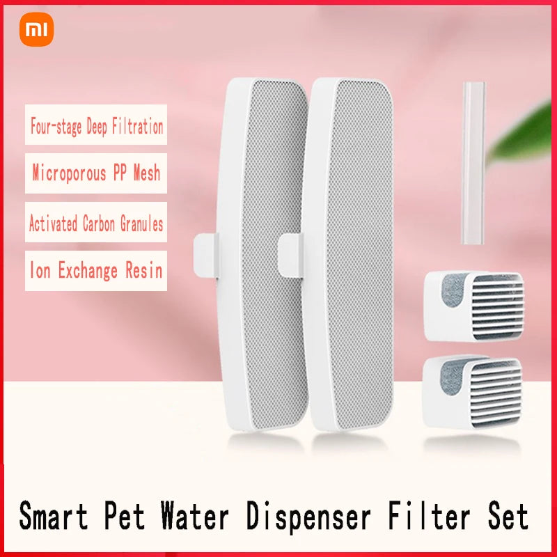 Smart Pet Water Dispenser Filter Set Sterilizing, Silent, Automatic