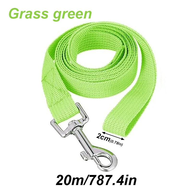 20m Long Solid Color Polypropylene Dog Leash