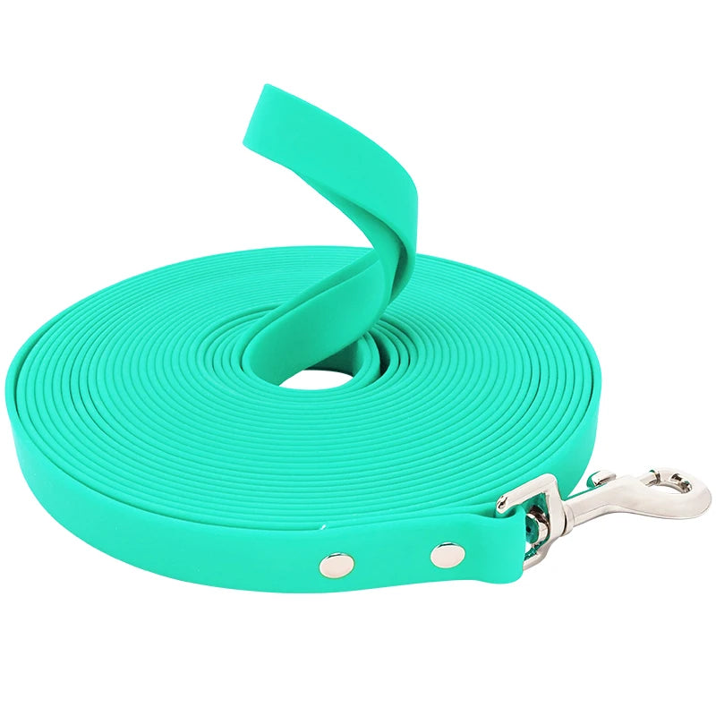 Easy-to-Clean Training Waterproof Long PVC Dog Leash