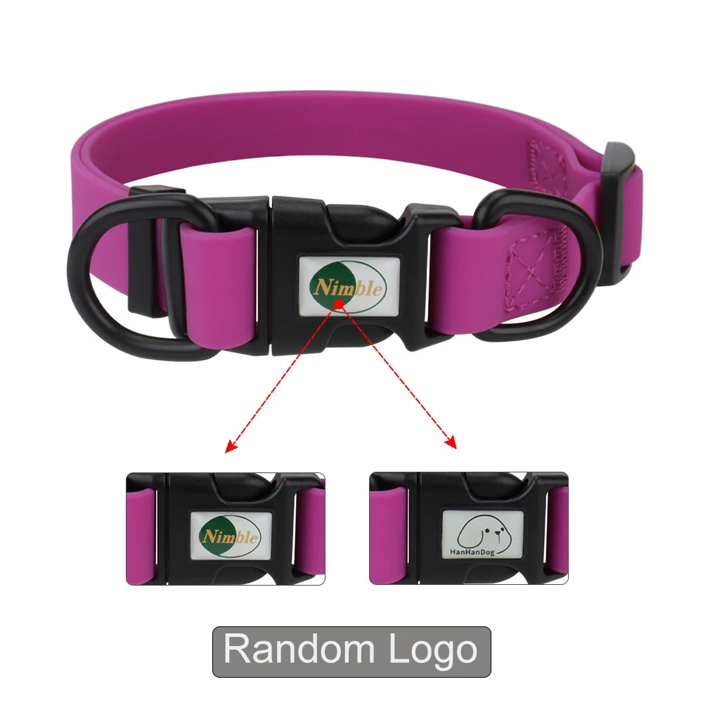 Adjustable PVC Waterproof Dog Collar