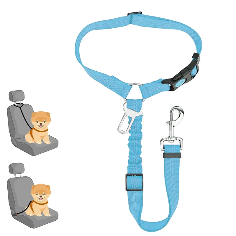 Multi-Functional Dog Leash with Car Safety Buckle