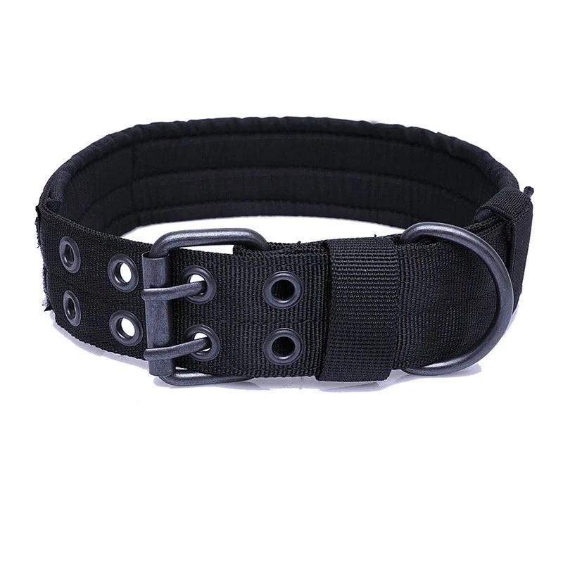 Heavy-Duty Nylon Training Adjustable Reflective Tactical Dog Collar