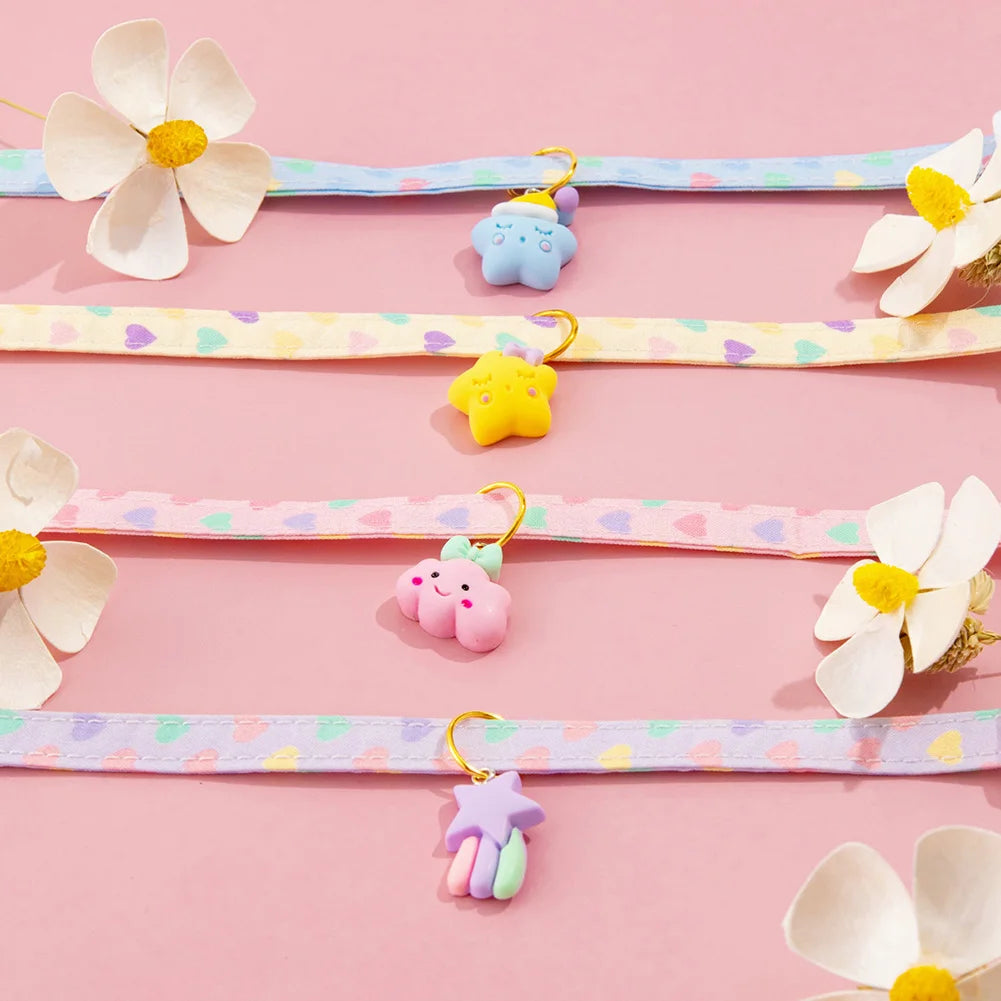 Cute Printed Pet Necklace Adjustable Cat & Puppy Collar