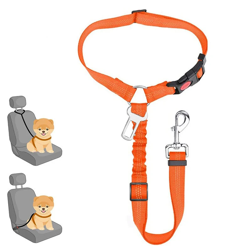 Multi-Functional Dog Leash with Car Safety Buckle