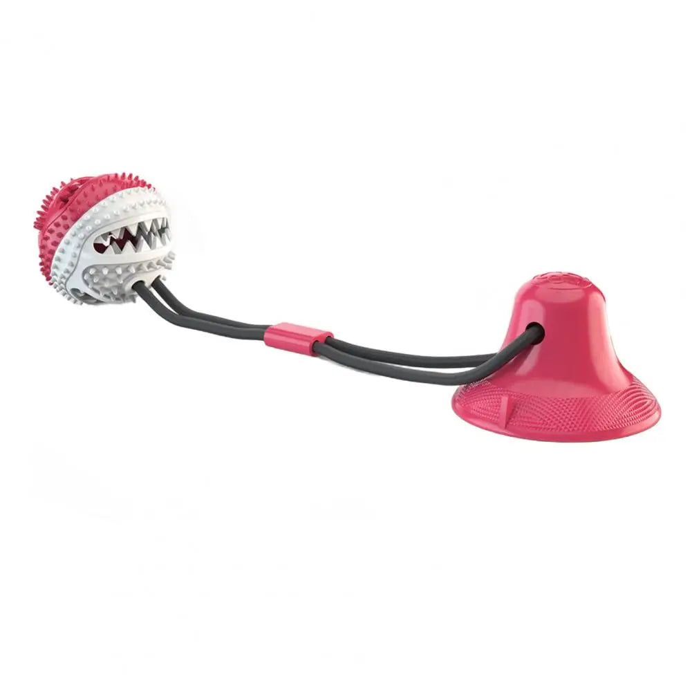 Dog Chew & Suction Toy Treat Dispensing Rope for Aggressive Chewers