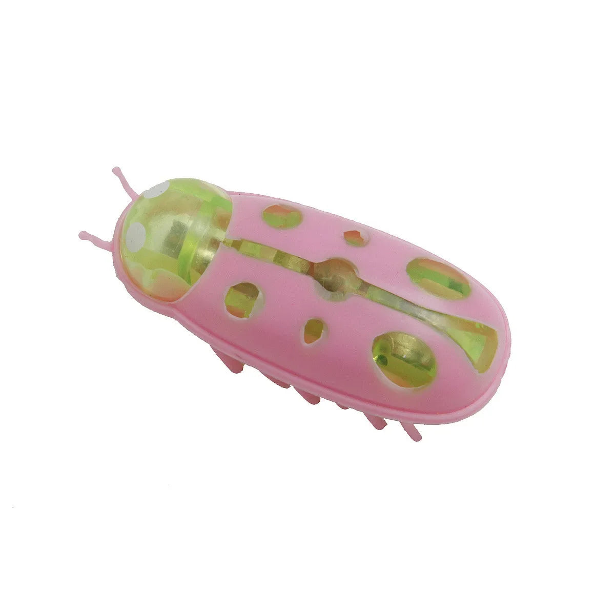 Interactive Electric Glowing Bug Toy Obstacle-Escape Beetle for Cats