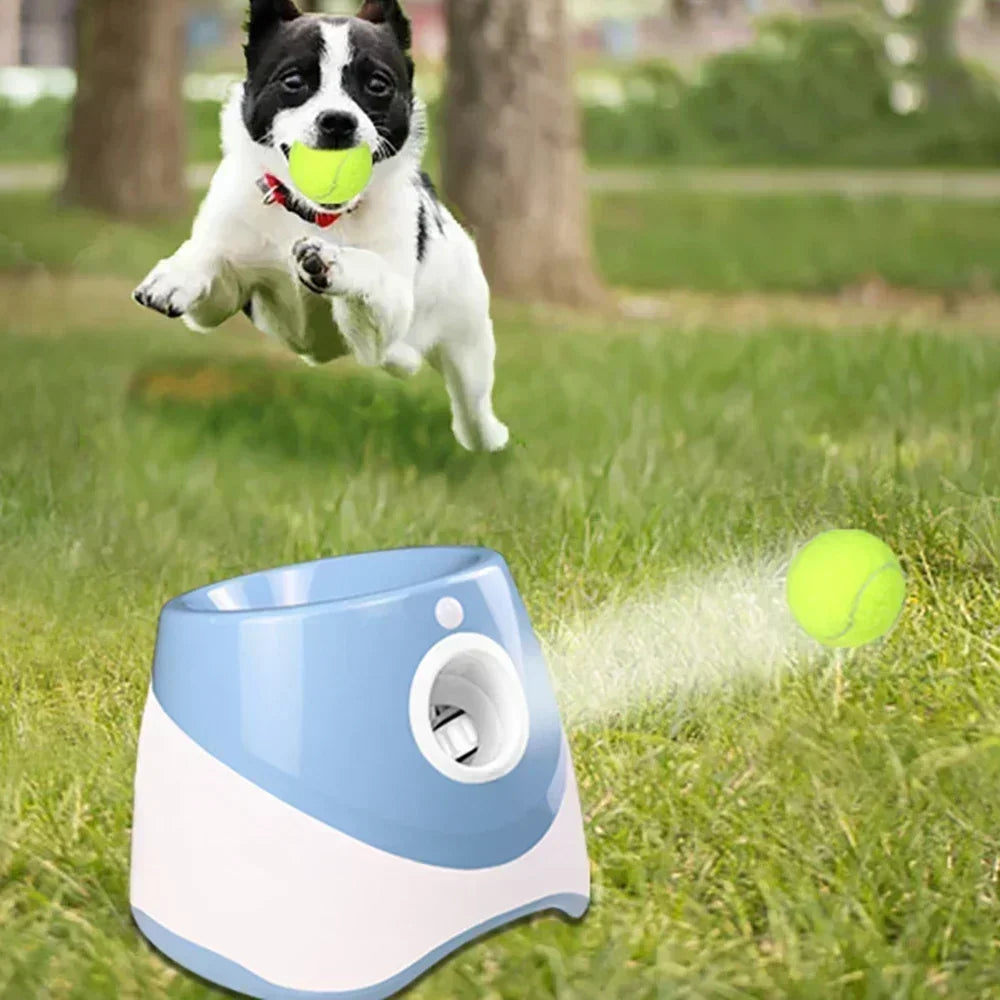 Smart Dog Ball Launcher Adjustable Distance, Indoor/Outdoor Play