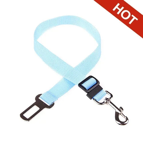 Adjustable Safety Harness Lead Clip Pet Car Seat Belt