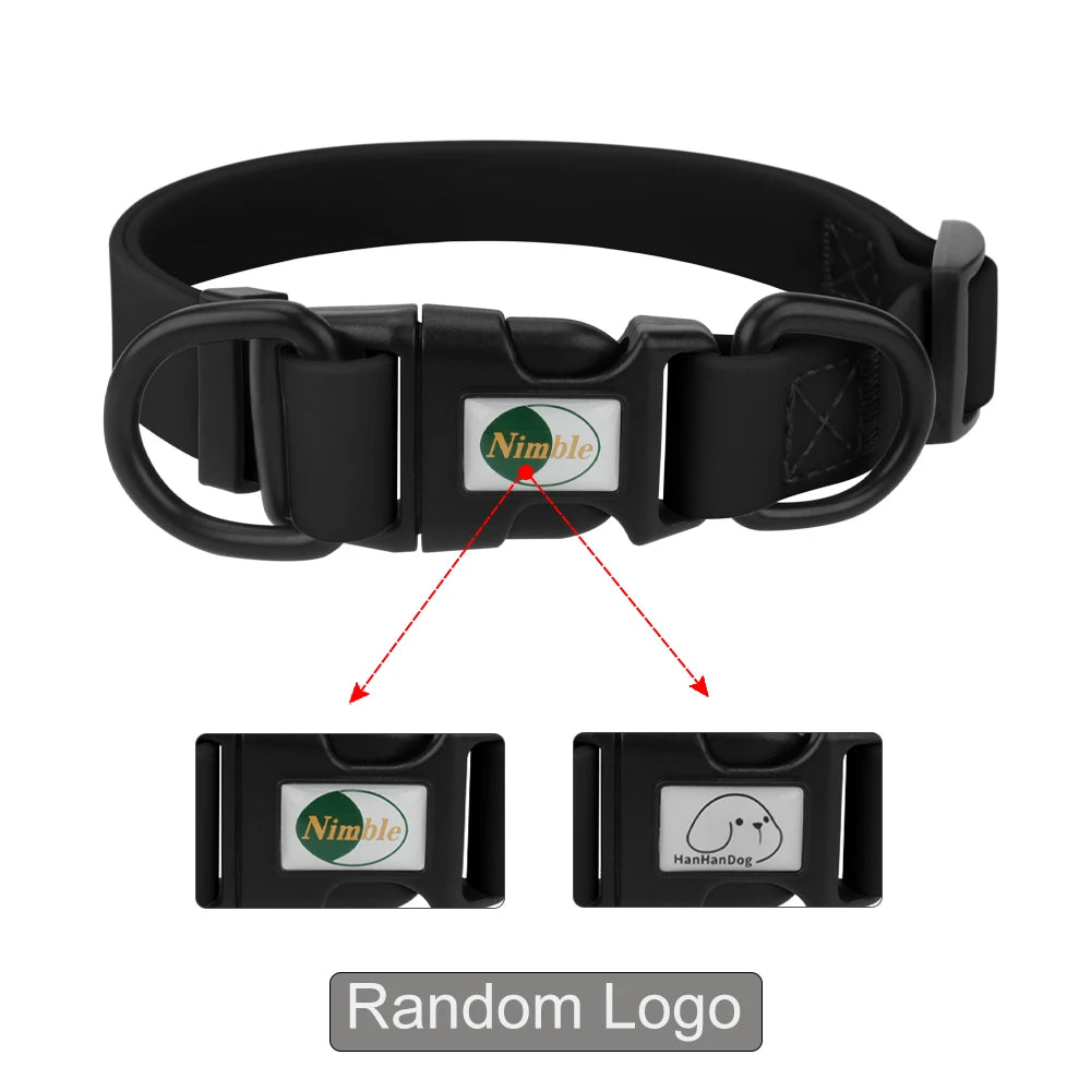 Adjustable PVC Waterproof Dog Collar