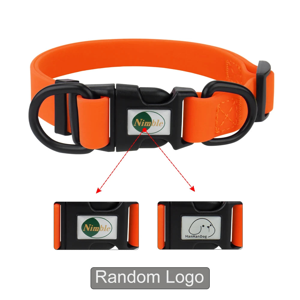Adjustable PVC Waterproof Dog Collar
