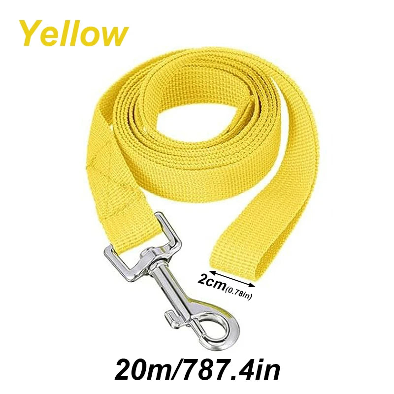 20m Long Solid Color Polypropylene Dog Leash