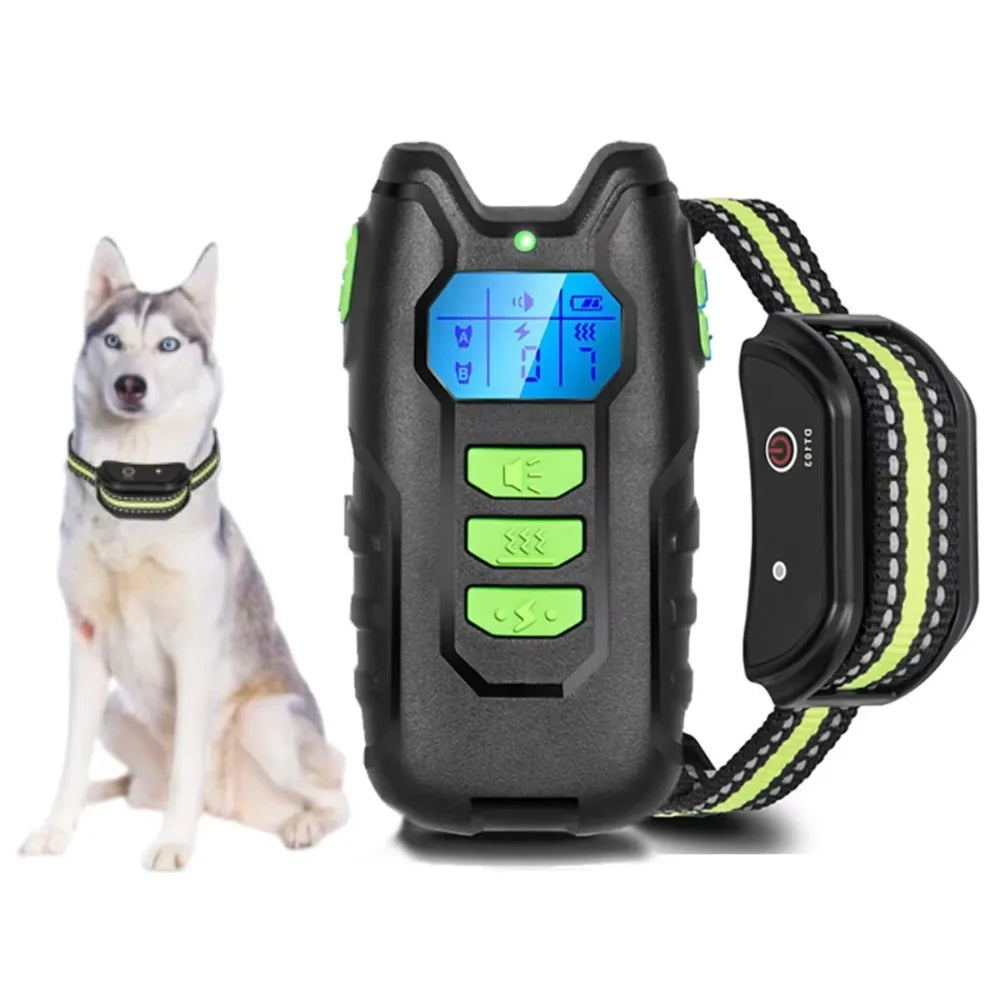 Smart Dog Training Collar Remote Control, Rechargeable & Waterproof