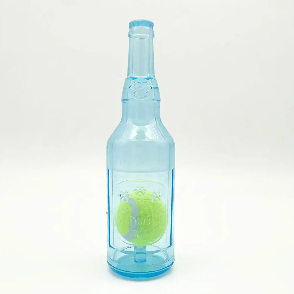 Crunchy Pet Toy Portable Water Bottle Ball Toy for Dogs & Cats