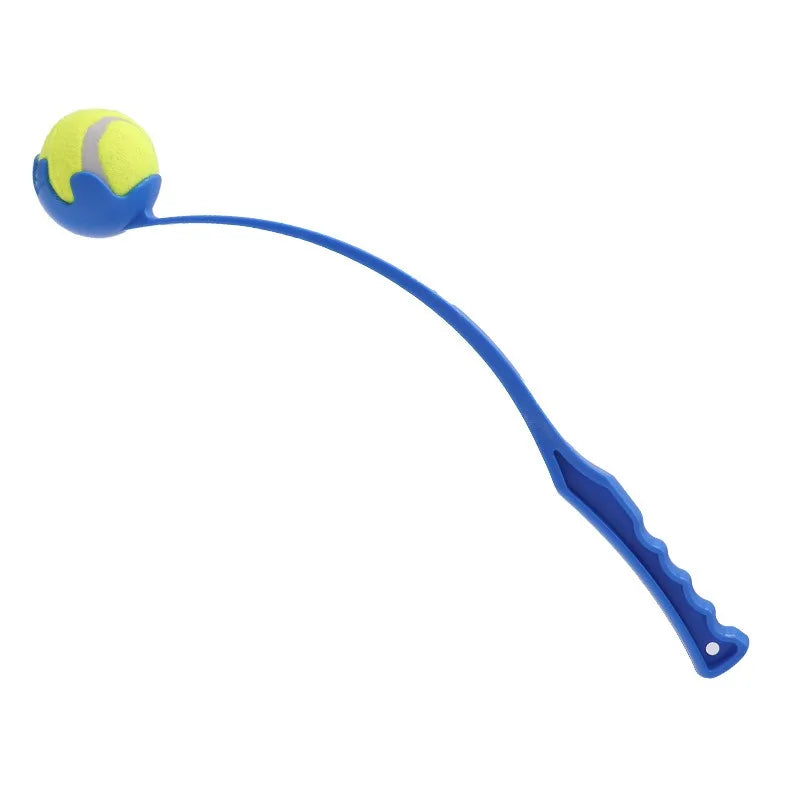 Pet Ball Launcher Stick Interactive Toy for Throwing Games