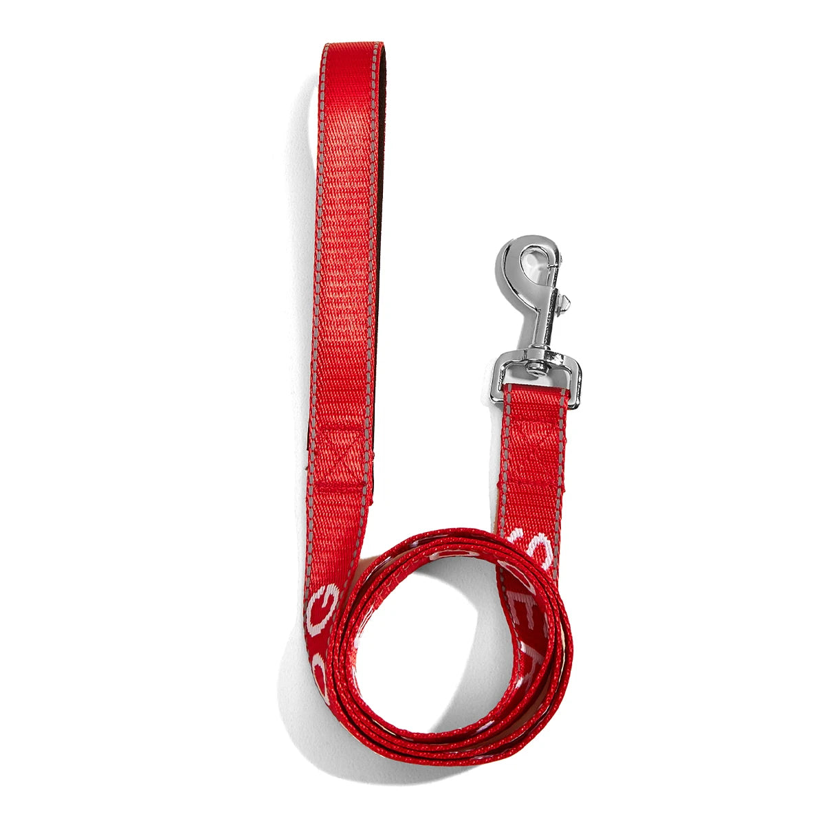 Solid Color Training Lead Reflective Jacquard Pet Leash