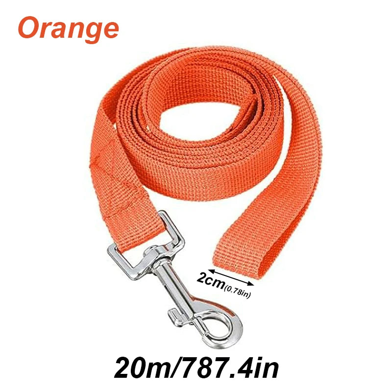 20m Long Solid Color Polypropylene Dog Leash