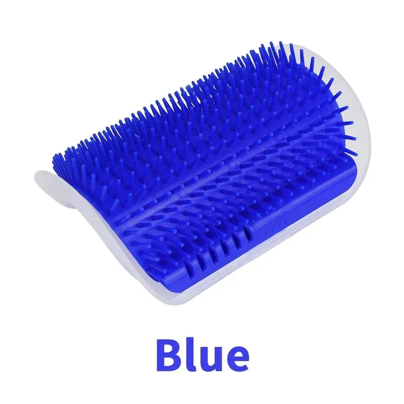 Cat Corner Self-Grooming Brush Wall-Mounted Pet Comb Accessory