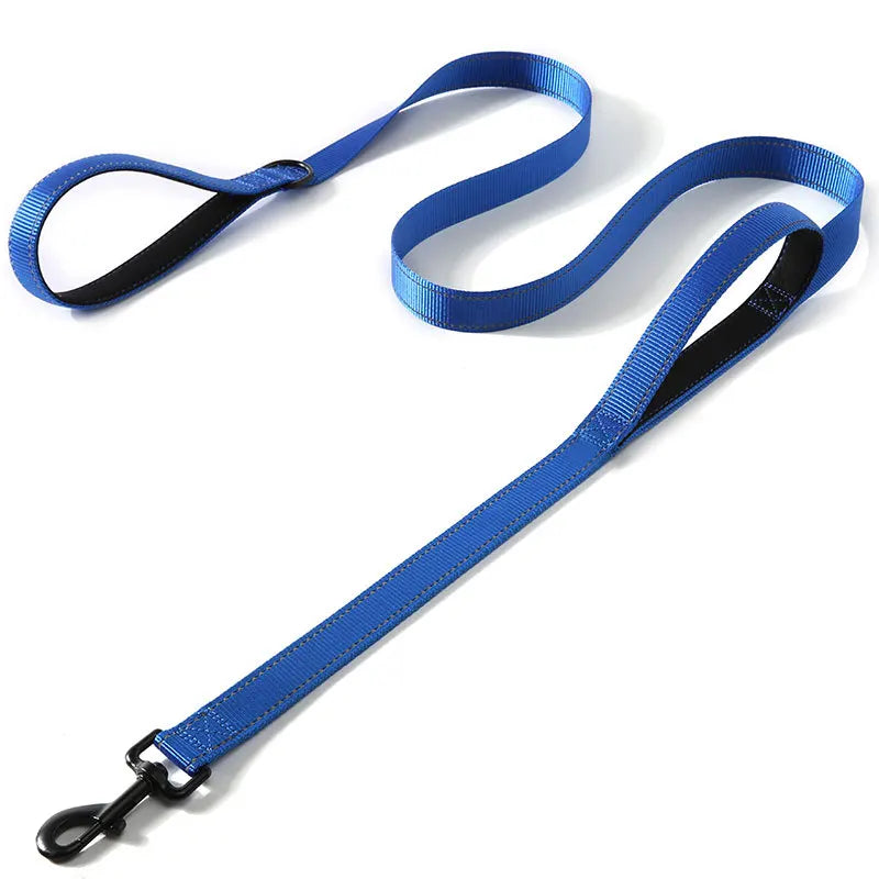 1.2m / 1.5m / 1.8m Double Handle Heavy-Duty Nylon Dog Leash