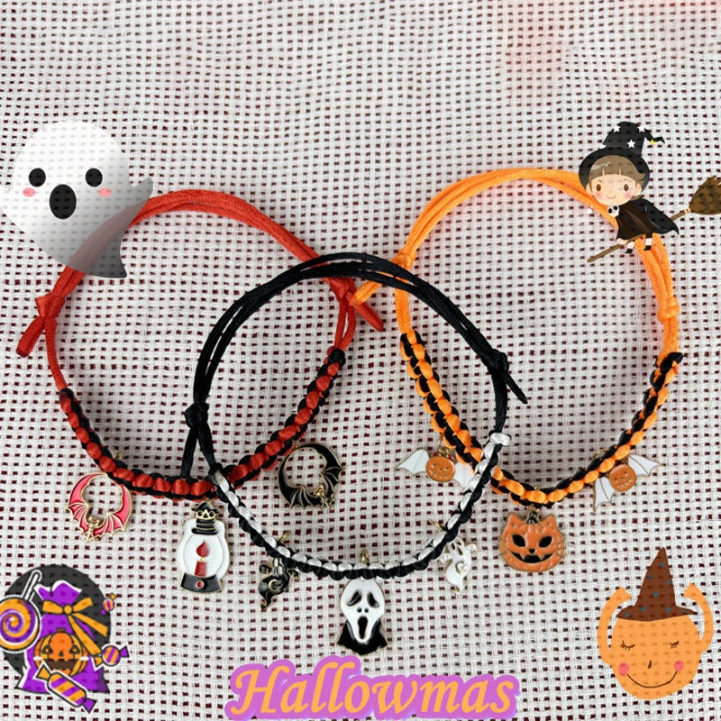 Hand-Woven Halloween Breakaway Pet Collar