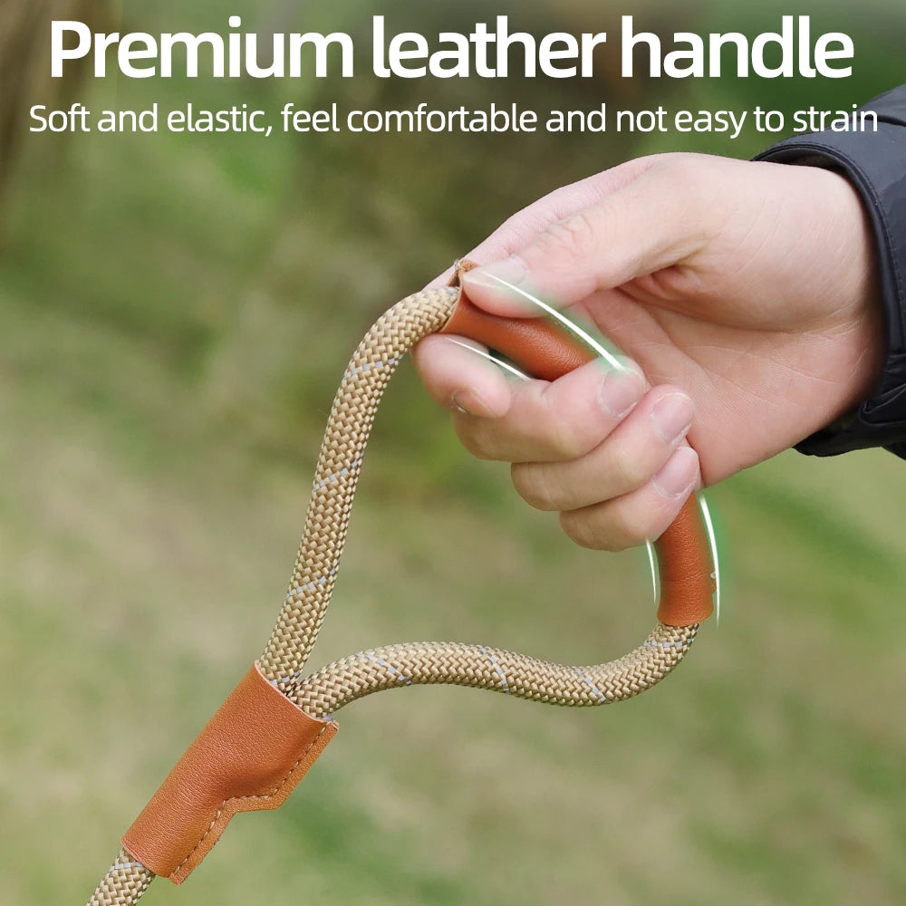 Durable Walking Traction Rope Reflective Long Dog Leash