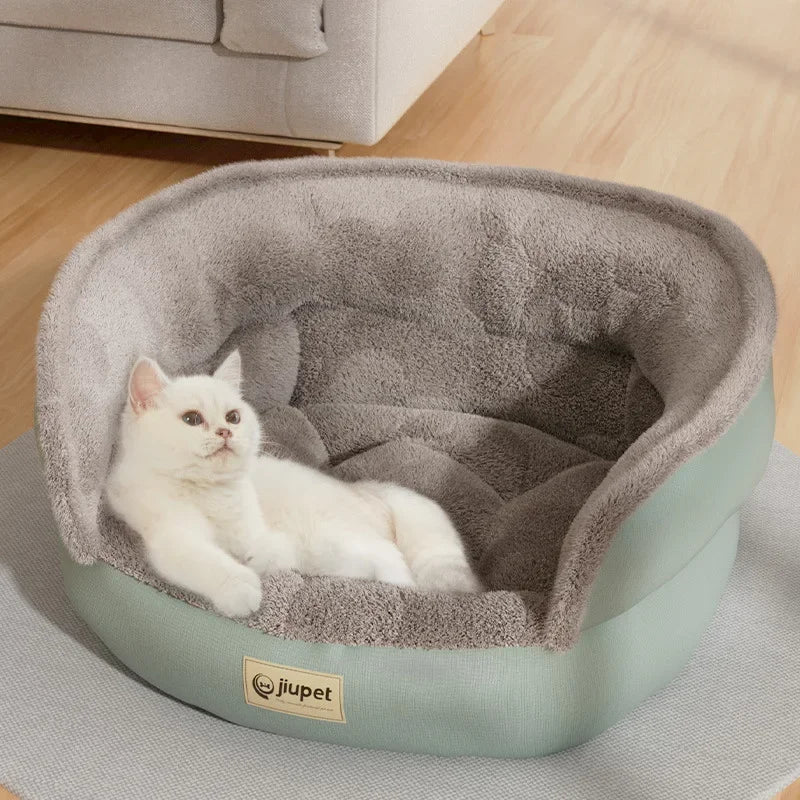 Thickened Velvet Nest All‑Season Plush Pet Sofa Bed