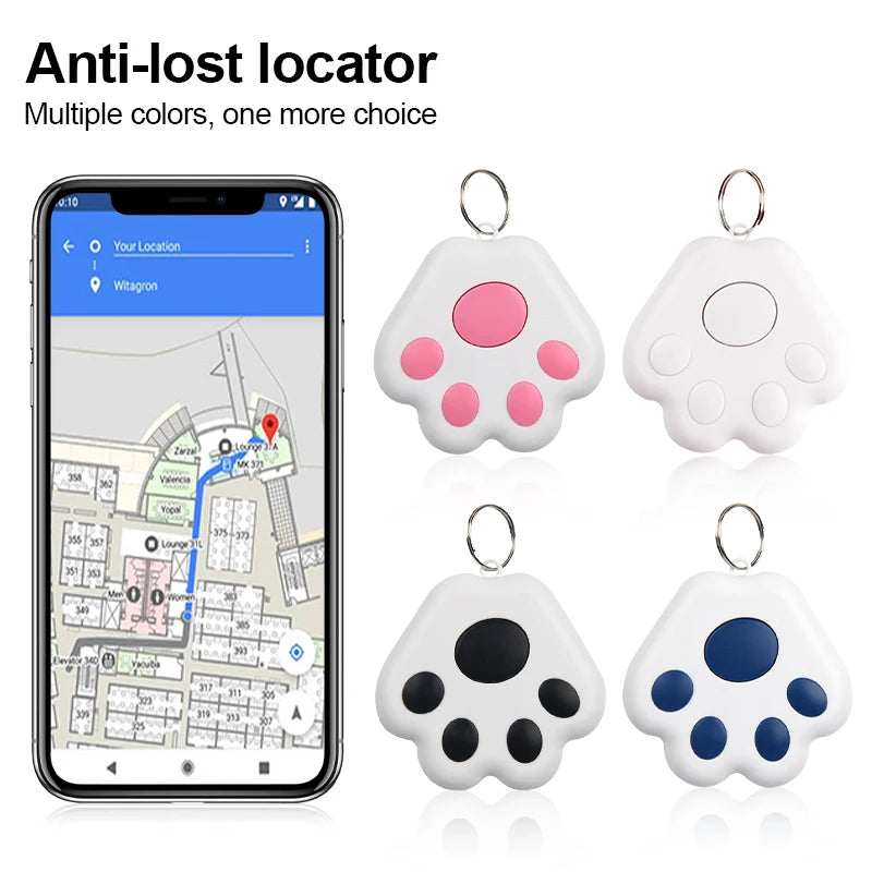 Smart Mini GPS Tracker – Bluetooth Locator for Pets, Kids, Keys