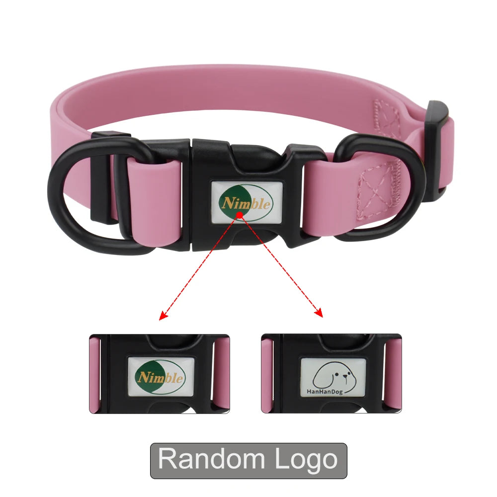 Adjustable PVC Waterproof Dog Collar