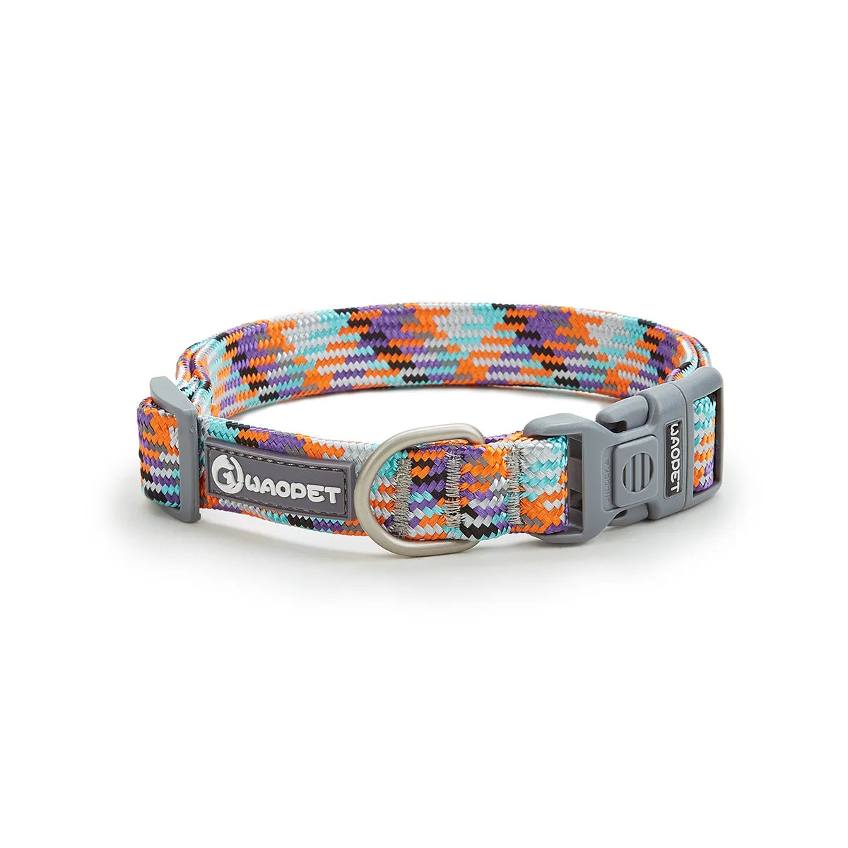 Adjustable with Metal & Quick-Release Buckle Reflective Nylon Dog Collar