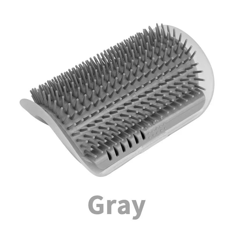 Cat Corner Self-Grooming Brush Wall-Mounted Pet Comb Accessory
