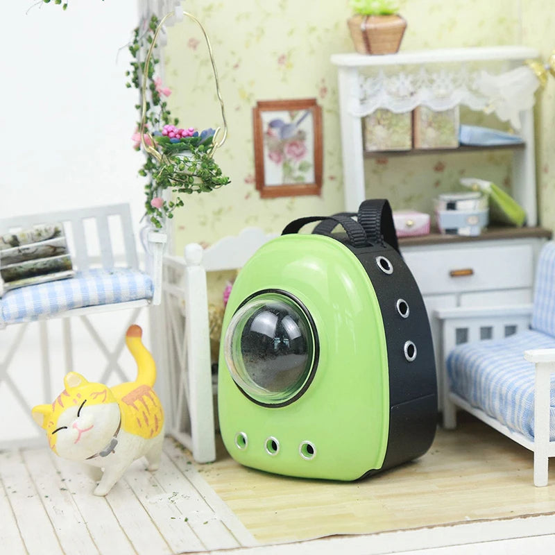 Mini Cat Model Pet Space Bag for Dollhouse Decoration