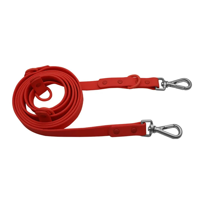 Heavy-Duty PVC Double-Headed Multifunctional Dog Leash