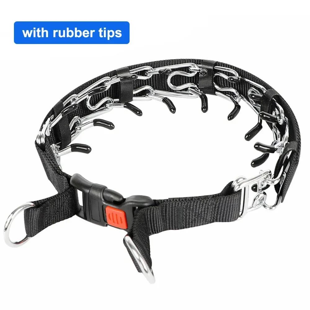 Adjustable Pinch Dog Prong Training Collar