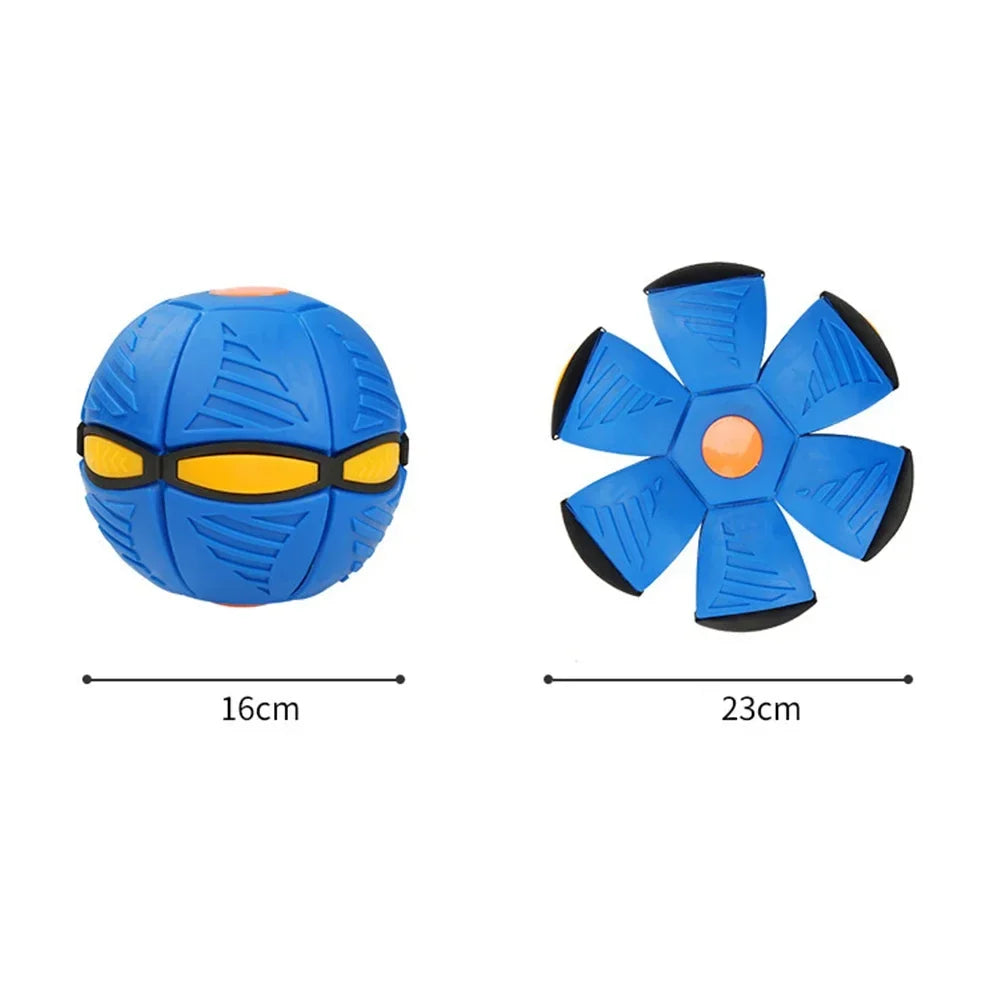 Interactive Dog Disc Toy Light-Up Flying Saucer for Outdoor Play