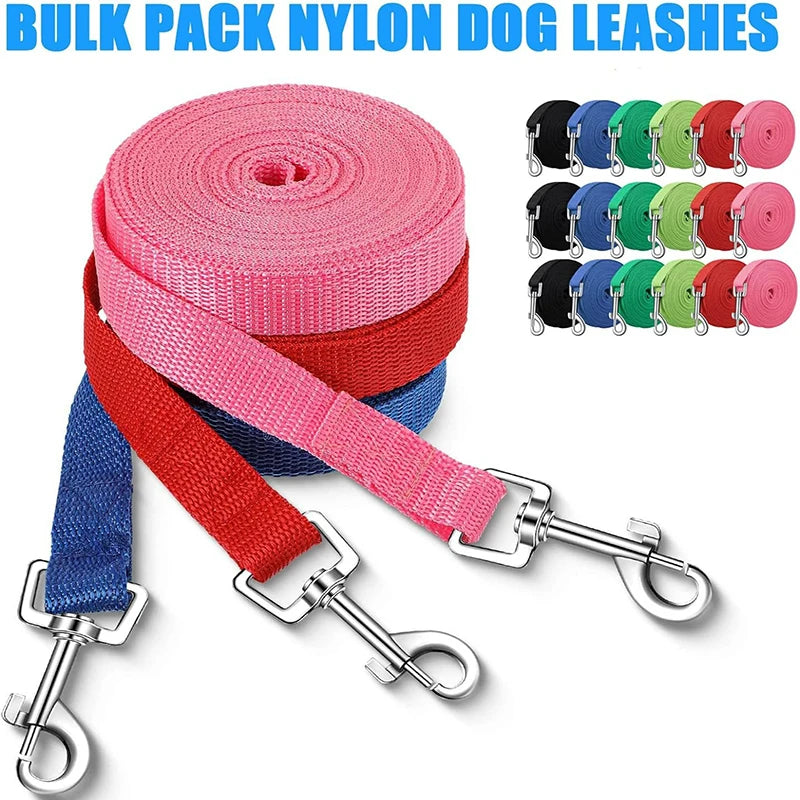 Long Walking Lead and Traction Rope Nylon Dog Training Leash