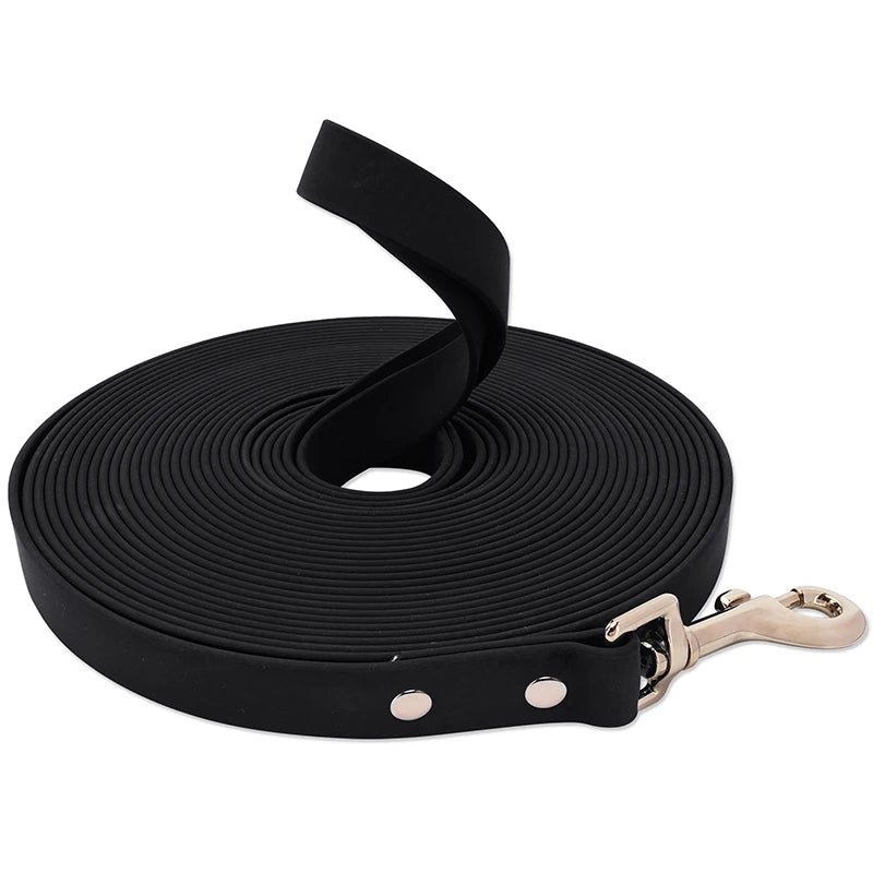 Easy-to-Clean Training Waterproof Long PVC Dog Leash