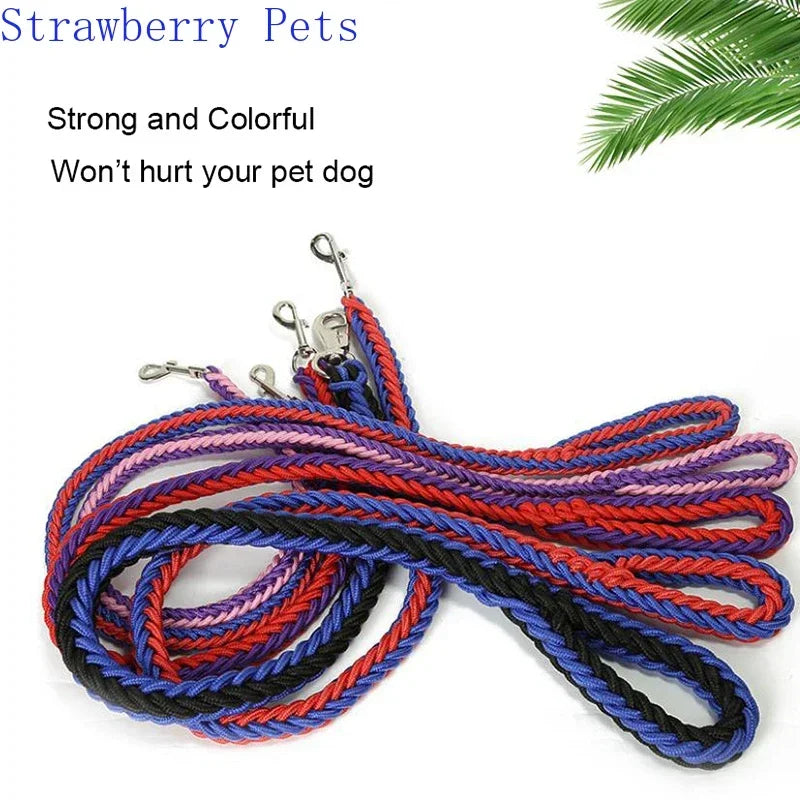 Adjustable 130cm Heavy-Duty Nylon Dog Leash