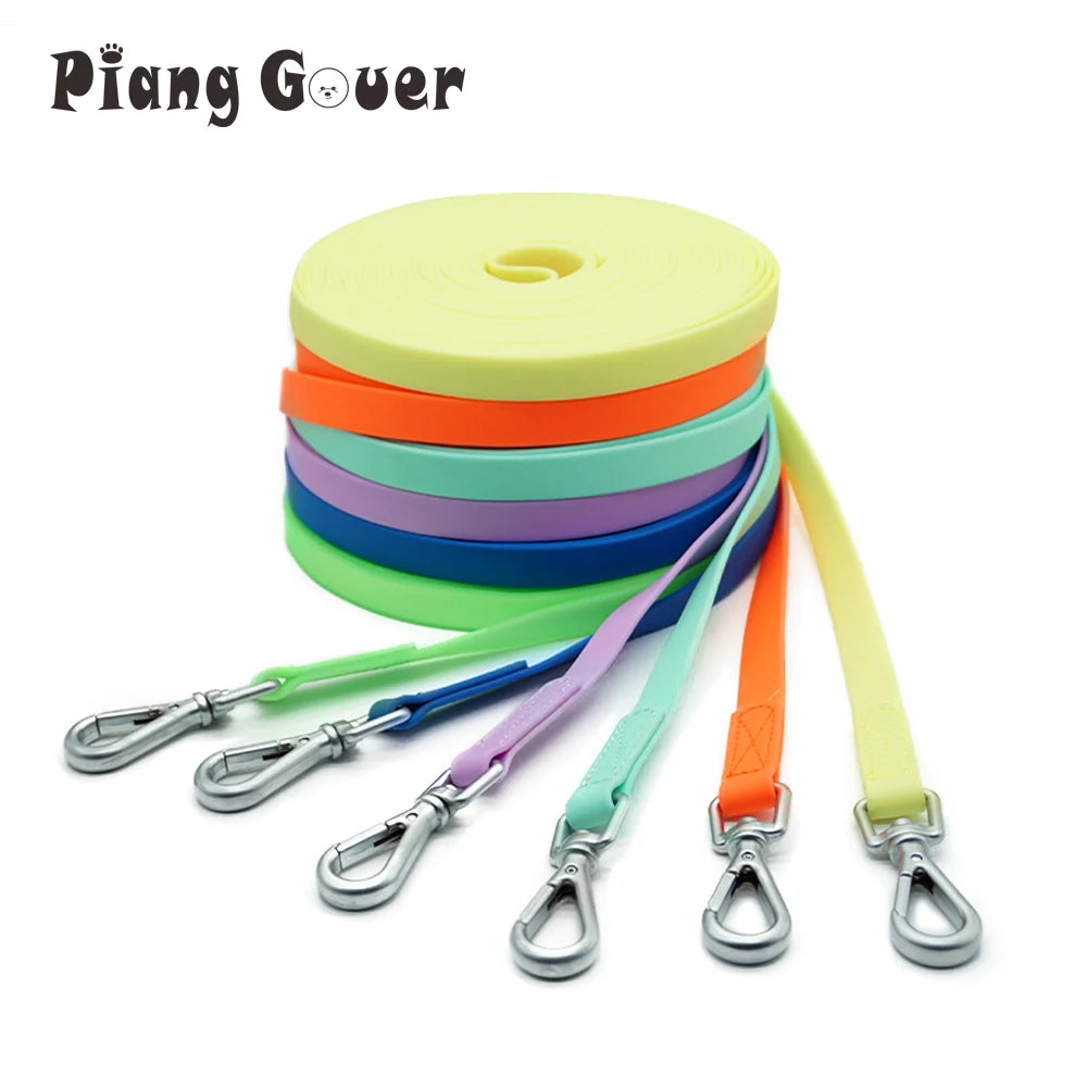 Long PVC Dog Leash for Outdoor Walking & Training