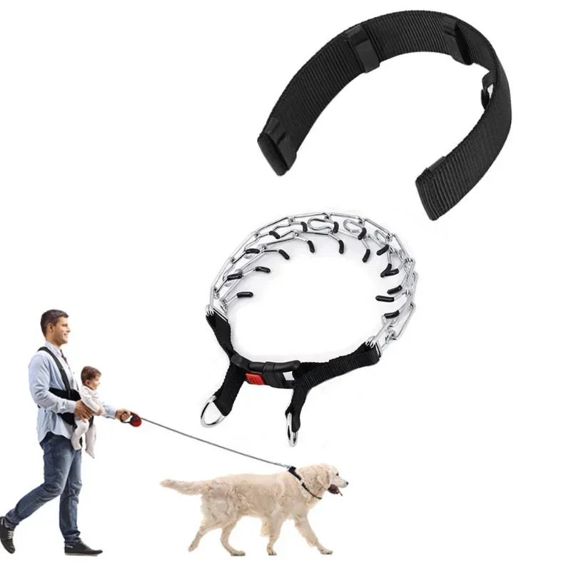 Adjustable Pinch Dog Prong Training Collar