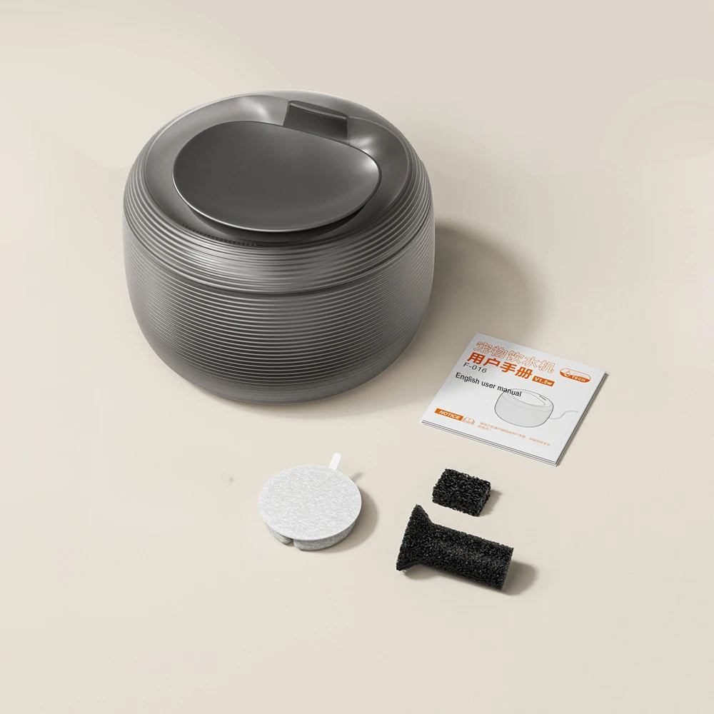 Smart Quiet Cat Water Fountain BPA-Free, LED, for Cats & Dogs