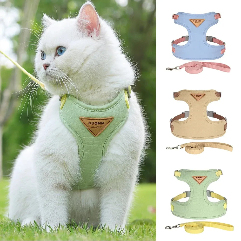 Detachable Pet Collar Cute Harness Accessory for Kittens & Cats