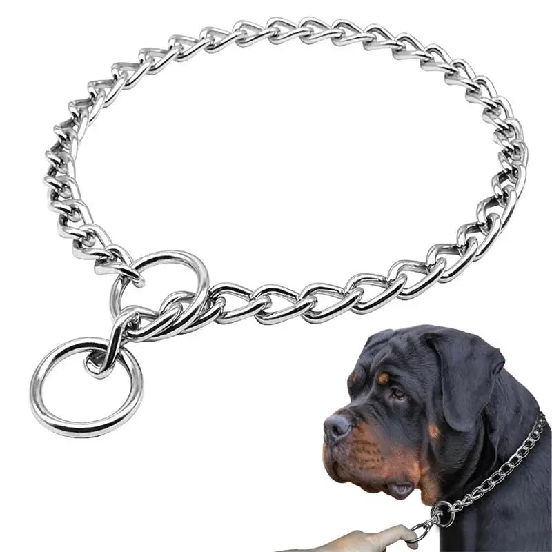Durable Adjustable Stainless Steel Slip Chain Collar