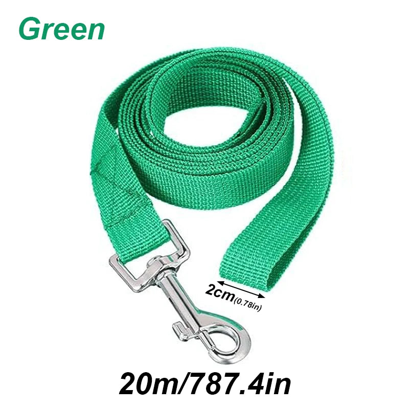 20m Long Solid Color Polypropylene Dog Leash