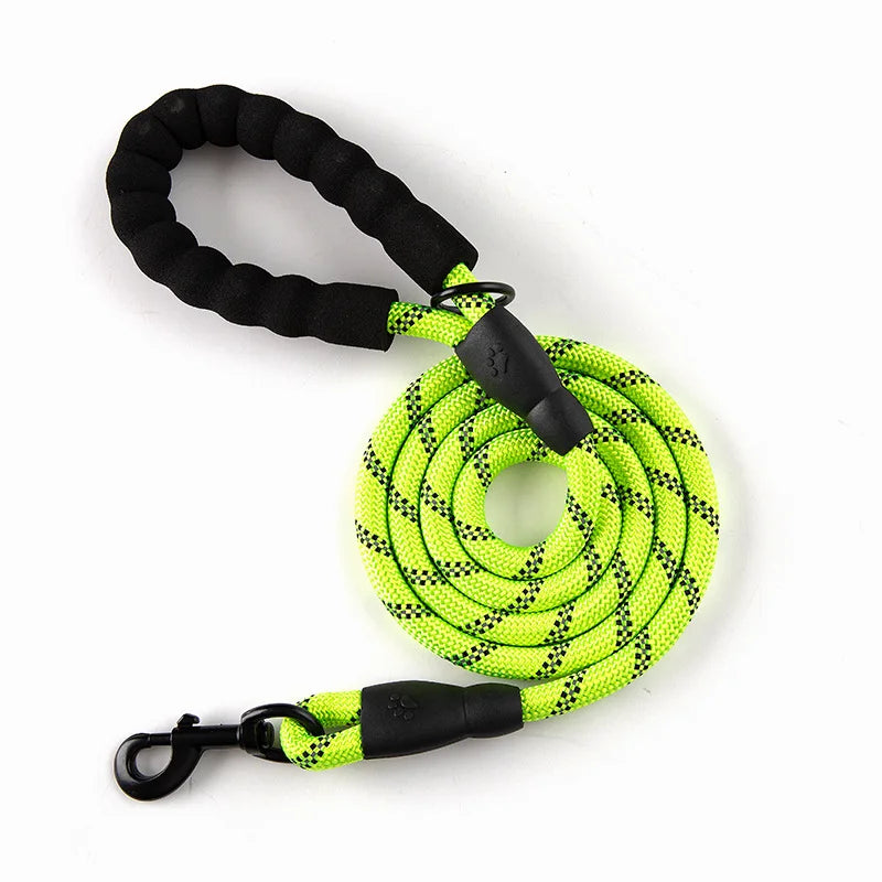 Heavy-Duty Pull & Tow Lead 150cm Reflective Dog Leash