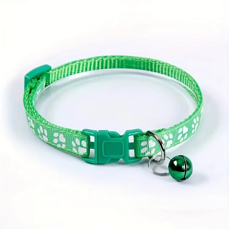 Adjustable Fashion Pet Necklace Colorful Pattern Cat Collar